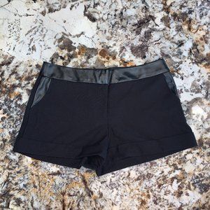 Forever 21 Shorts with Faux Leather Trim